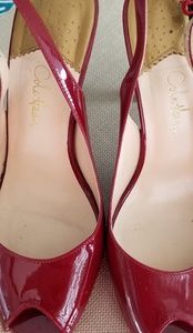 Cole Haan red patent very comfortable heels